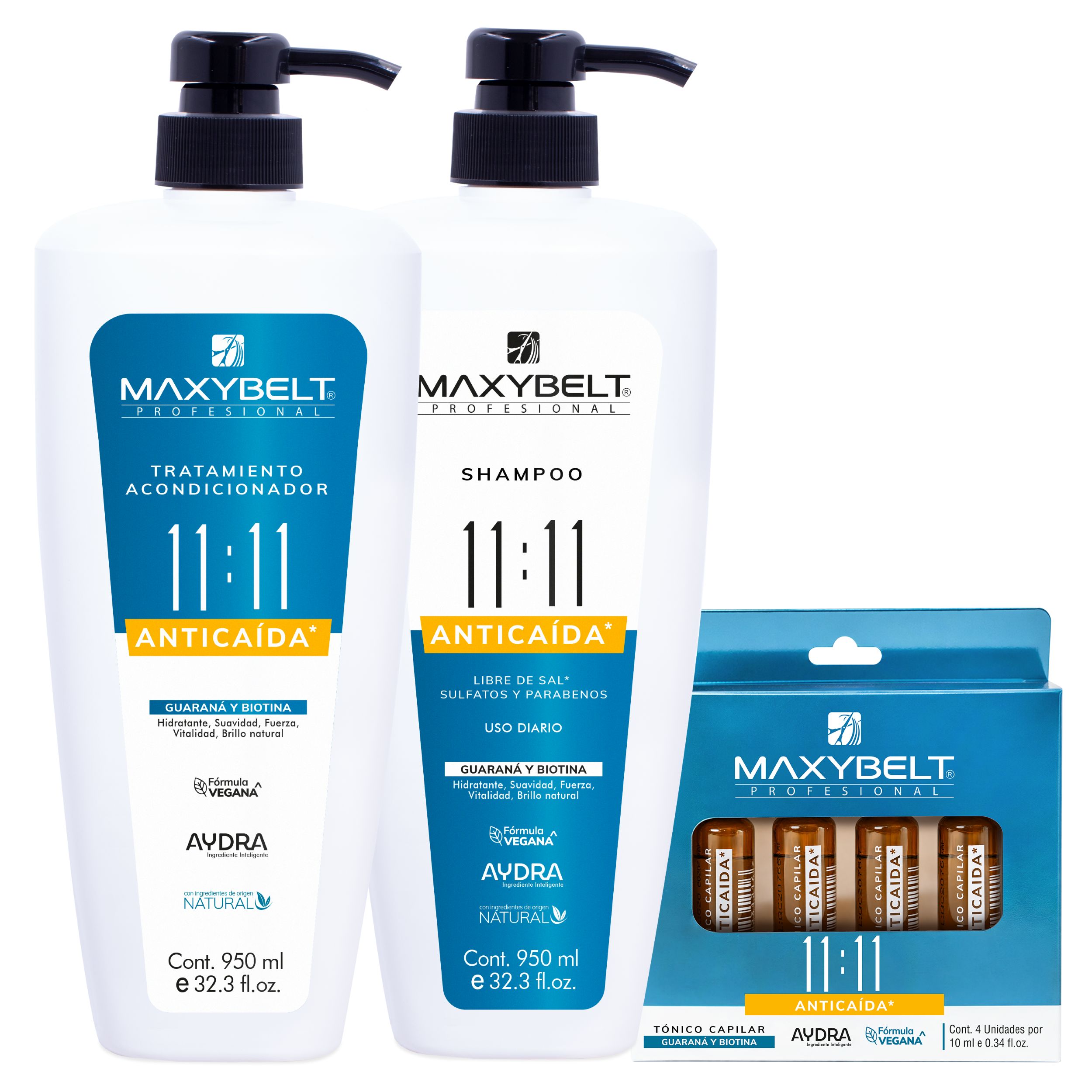 Kit Anticaída 11:11 950 ml